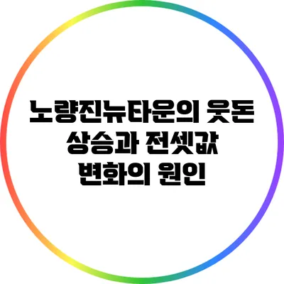 노량진뉴타운의 웃돈 상승과 전셋값 변화의 원인