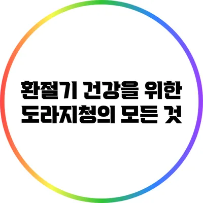 환절기 건강을 위한 도라지청의 모든 것